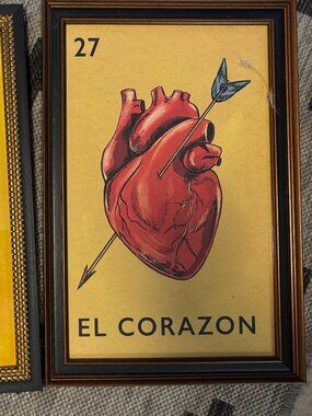 SAPNA SHAH Loteria Print El Corazon